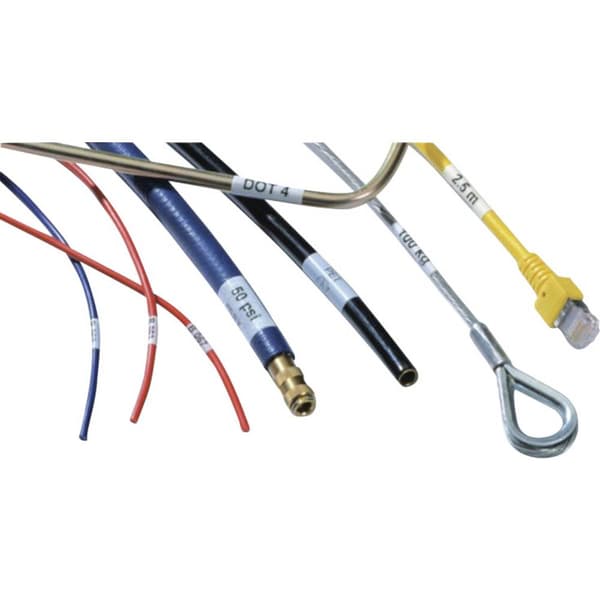 HellermannTyton 598-31402 HSMB-C3-1402-RD Kabel-etikett Helasign 19.05 x 25.40 mm Färg märkningsfält: Röd Antal etikett