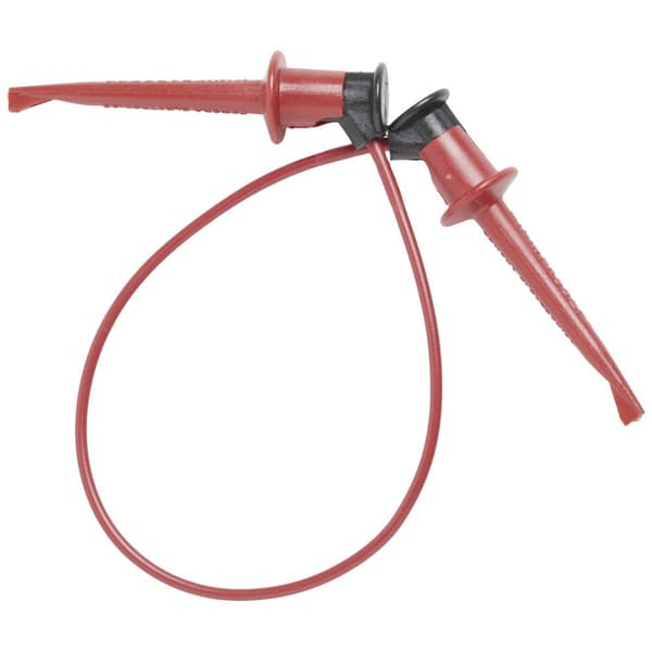 Pomona Electronics 3781-24-0 Mätledning Krokodilklämmor Krokodilklämmor 0.60 m Svart 1 st