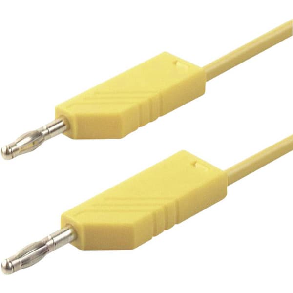 SKS Hirschmann CO MLN 50/2,5 Mätledning Laminerade stickdon 4 mm Laminerade stickdon 4 mm 0.50 m Gul 1 st