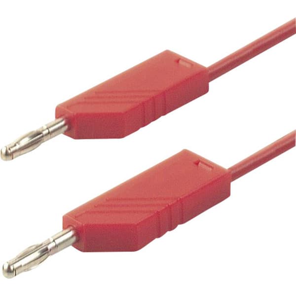 SKS Hirschmann CO MLN 50/2,5 Mätledning Laminerade stickdon 4 mm Laminerade stickdon 4 mm 0.50 m Röd 1 st