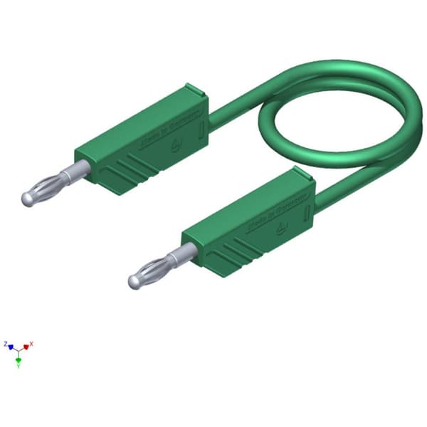 SKS Hirschmann CO MLN 150/2,5 Mätledning Laminerade stickdon 4 mm Laminerade stickdon 4 mm 1.50 m Grön 1 st