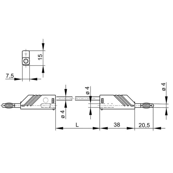 SKS Hirschmann CO MLN 150/2,5 Mätledning Laminerade stickdon 4 mm Laminerade stickdon 4 mm 1.50 m Grön 1 st