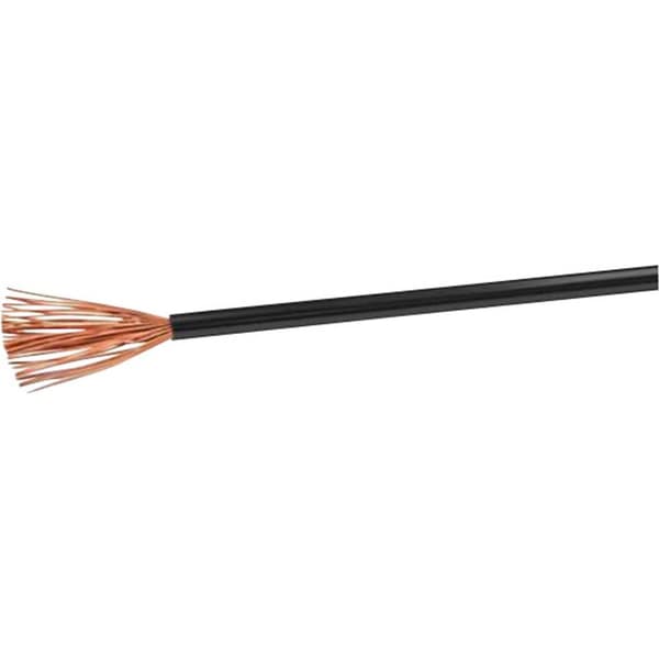 VOKA Kabelwerk H05VK05SW Slangledning H05V-K 1 x 0.50 mm² Svart 100 m
