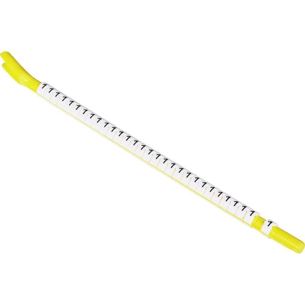 TE Connectivity STD01W-7 Märkningsclip Tryck 7 Ytterdiameter-område 1 till 1.40 mm 115690-000