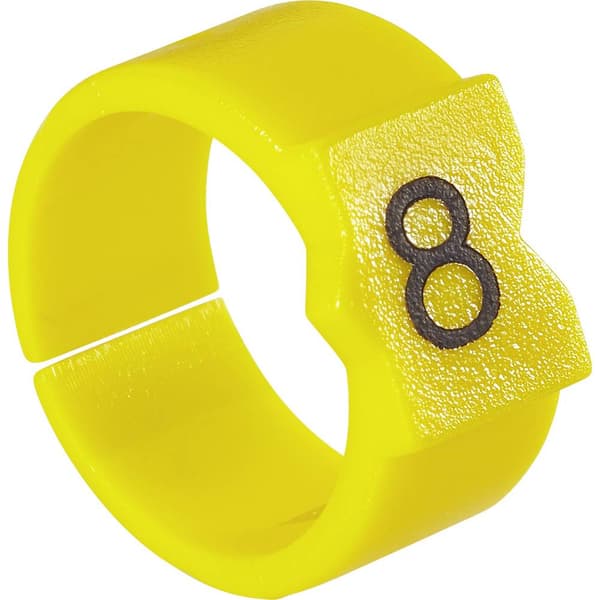 TE Connectivity STD12Y-0 Märkningsclip Tryck 0 Ytterdiameter-område 4.50 till 6 mm 9-1768044-8