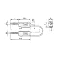 Miniatyrbild 3 av 3: Stäubli LK205 Mätledning Laminerade stickdon 2 mm Laminerade stickdon 2 mm 7.50 cm Röd 1 st
