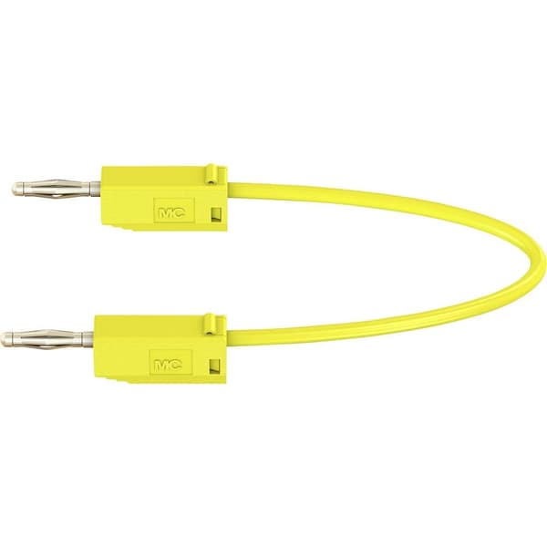 Stäubli LK205 Mätledning Laminerade stickdon 2 mm Laminerade stickdon 2 mm 7.50 cm Gul 1 st