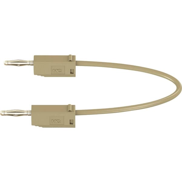 Stäubli LK205 Mätledning Laminerade stickdon 2 mm Laminerade stickdon 2 mm 7.50 cm Brun 1 st