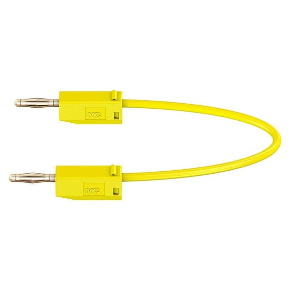Stäubli LK205 Mätledning Laminerade stickdon 2 mm Laminerade stickdon 2 mm 30.00 cm Gul 1 st