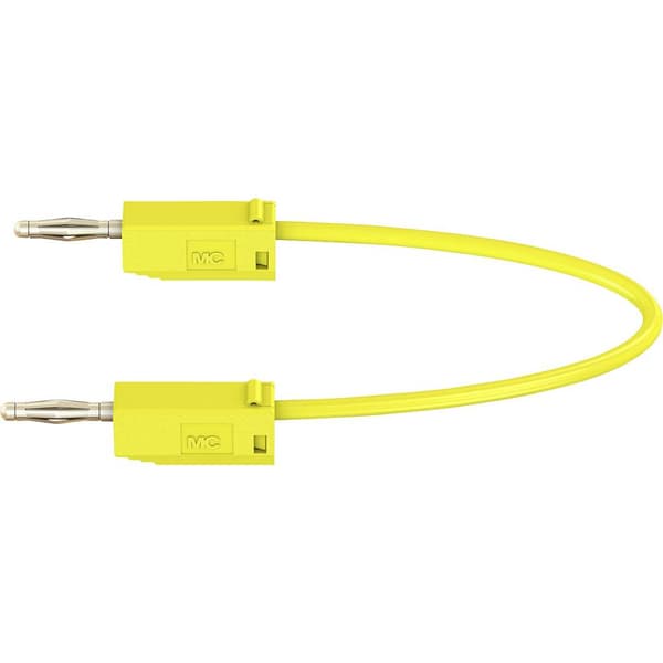 Stäubli LK205 Mätledning Laminerade stickdon 2 mm Laminerade stickdon 2 mm 30.00 cm Gul 1 st