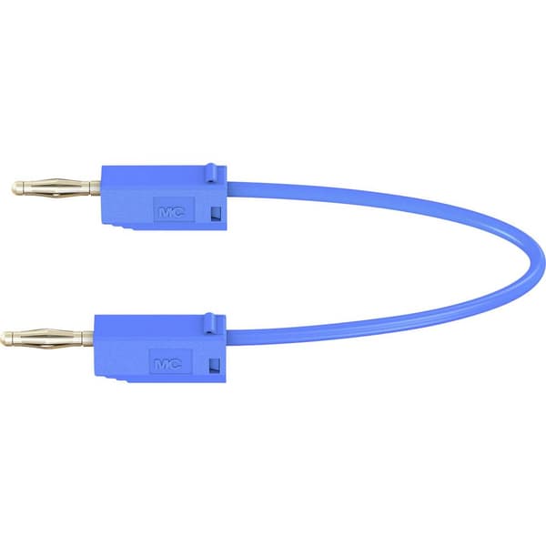 Stäubli LK205 Mätledning Laminerade stickdon 2 mm Laminerade stickdon 2 mm 0.60 m Blå 1 st