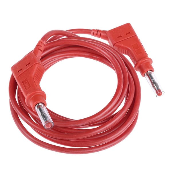 Stäubli XZG425/SIL Säkerhets-mätledning Laminerade stickdon 4 mm Laminerade stickdon 4 mm 2.00 m Röd 1 st