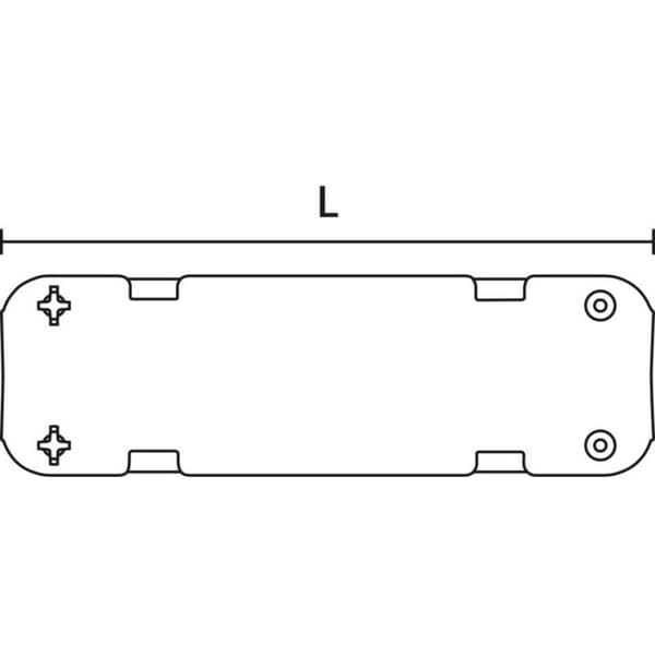 Relicon by HellermannTyton 435-01652 RELILIGHT V61.5 I2 PA66V0 BK10 Kabelmuff Kabel-Ø-område: 6.50 - 12 mm Innehåll: 1