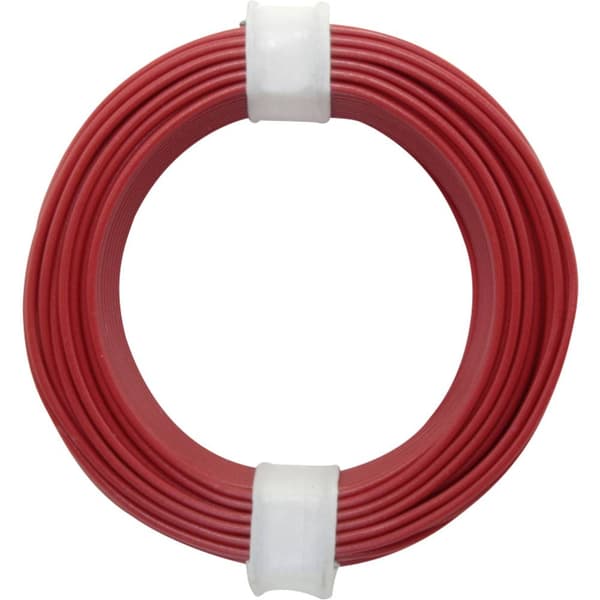 Donau Elektronik 105-0 Kopplingstråd 1 x 0.20 mm² Röd 10 m