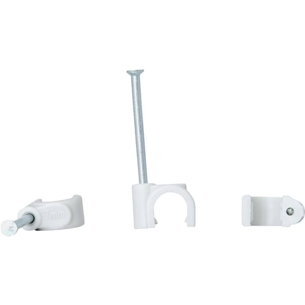 Kopp 342604087 Plastkrokar 342604087 Bunt Ø-område 4 till 7 mm Grå 50 st
