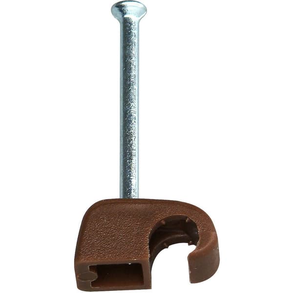 Kopp 342606089 Plastkrokar 342606089 Bunt Ø-område 4 till 7 mm Brun 50 st