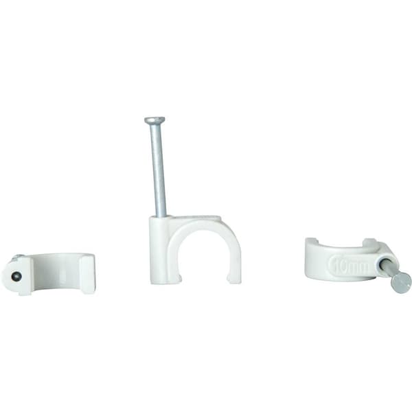 Kopp 342704080 Plastkrokar 342704080 Bunt Ø-område 7 till 10 mm Grå 50 st