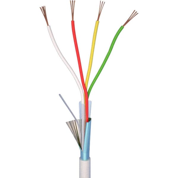 ELAN 70I139 Alarmkabel LiYY 4 x 0.22 mm² Vit 20 m