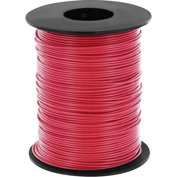 BELI-BECO L125RT25 Flätad kabel 1 x 0.25 mm² Röd 25 m