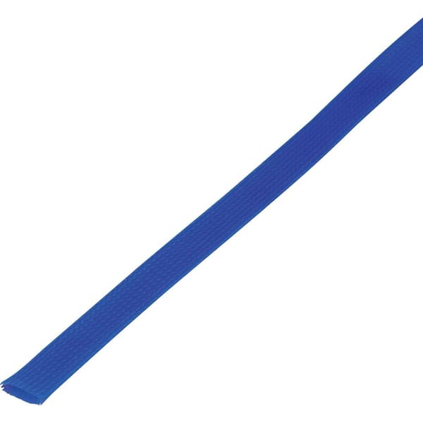 TRU COMPONENTS 1565449 CBBOX3037-BL Flätad slang Blå PET 30 till 37 mm 5 m