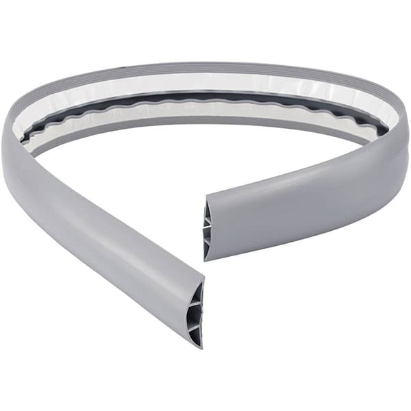 TRU COMPONENTS Kabelbrygga 1566306 PVC Grå Antal kanaler: 1 1800 mm Innehåll: 1.8 m
