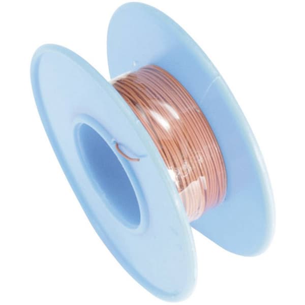 TRU COMPONENTS 1566845 Lindningstråd Wire Wrap 1 x 0.13 mm² Röd 15 m