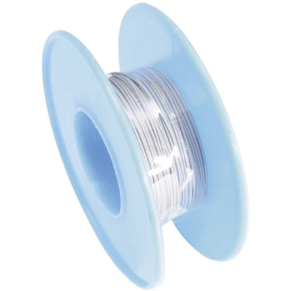 TRU COMPONENTS 1566864 Lindningstråd Wire Wrap 1 x 0.05 mm² Grå 15 m