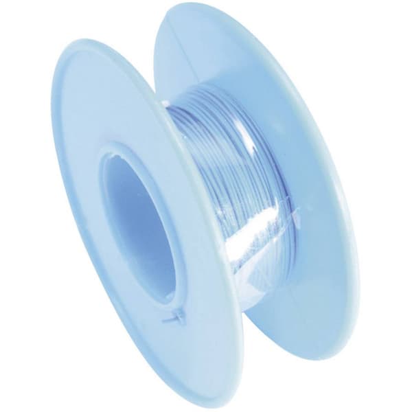 TRU COMPONENTS 1566871 Lindningstråd Wire Wrap 1 x 0.02 mm² Blå 15 m
