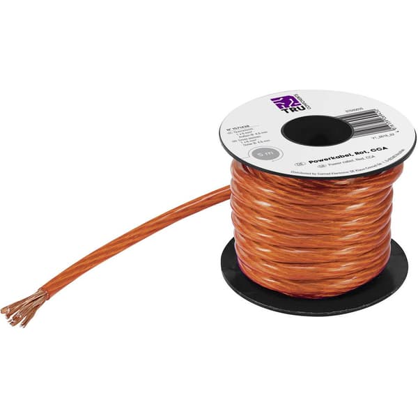 TRU COMPONENTS 1567035 Jordkabel 1 x 16 mm² Röd 5 m