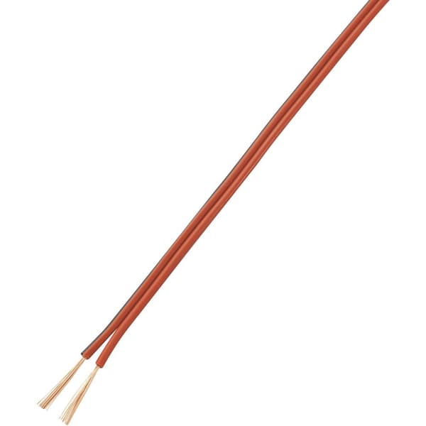 TRU COMPONENTS 1567143 Flätad kabel LiY-Z 2 x 0.40 mm² Röd, Svart 20 m