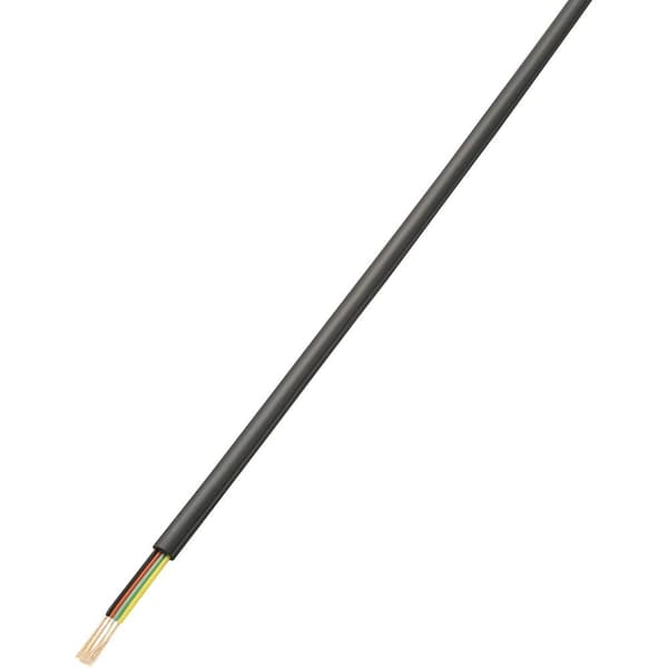 TRU COMPONENTS 1567167 Telefonkabel 4 x 0.08 mm² Svart 50 m