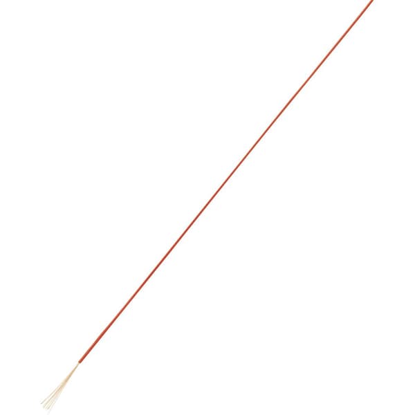 TRU COMPONENTS 1567803 Flätad kabel LiFY 1 x 0.25 mm² Röd 50 m