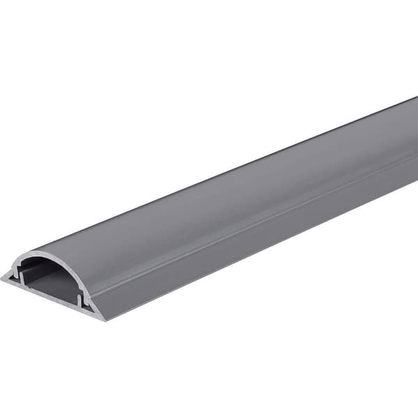 TRU COMPONENTS Kabelbrygga 1568193 PVC Grå Antal kanaler: 1 1000 mm Innehåll: 1 m