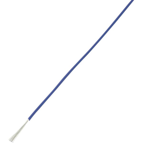 TRU COMPONENTS 1570177 Flätad kabel LiY 1 x 1.50 mm² Blå 10 m