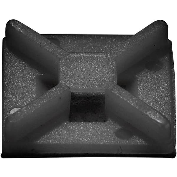 TRU COMPONENTS Monteringssockel 541227 4x på pappret Svart 50 st