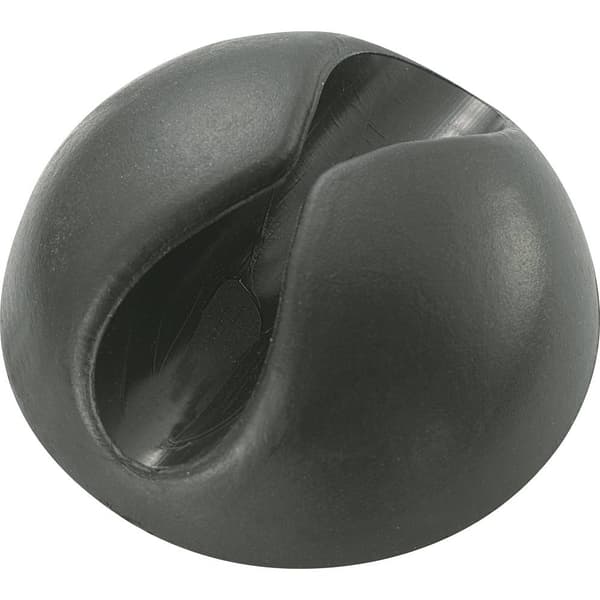 TRU COMPONENTS SWC-10BK/4P Kabelhållare självhäftande 542240 Bunt Ø-område 9 mm (max) Svart 4 st