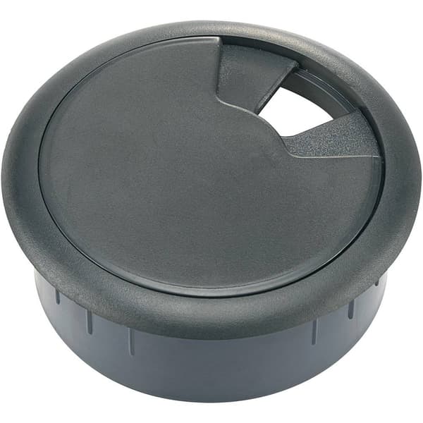 TRU COMPONENTS 530045 Kabelgenomföring för bänkskivor ABS Svart 1 st