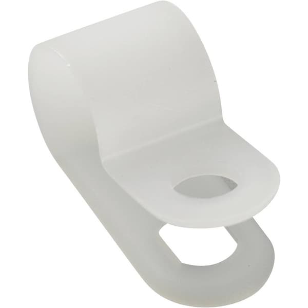 TRU COMPONENTS Fästklämma skruv 532019 Bunt Ø-område 8 mm (max) Natur 25 st
