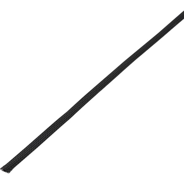 TRU COMPONENTS 1572556 CBBOX0814-BK Flätad slang Svart PET 8 till 14 mm 10 m