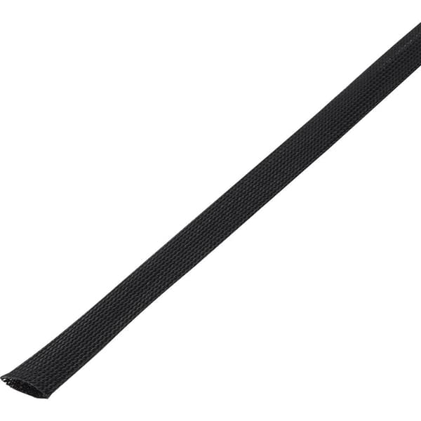 TRU COMPONENTS 1572559 CBBOX2028-BK Flätad slang Svart PET 20 till 28 mm 5 m