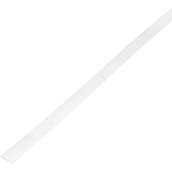 TRU COMPONENTS 1572565 CBBOX1527-WT Flätad slang Vit PET 15 till 27 mm 10 m