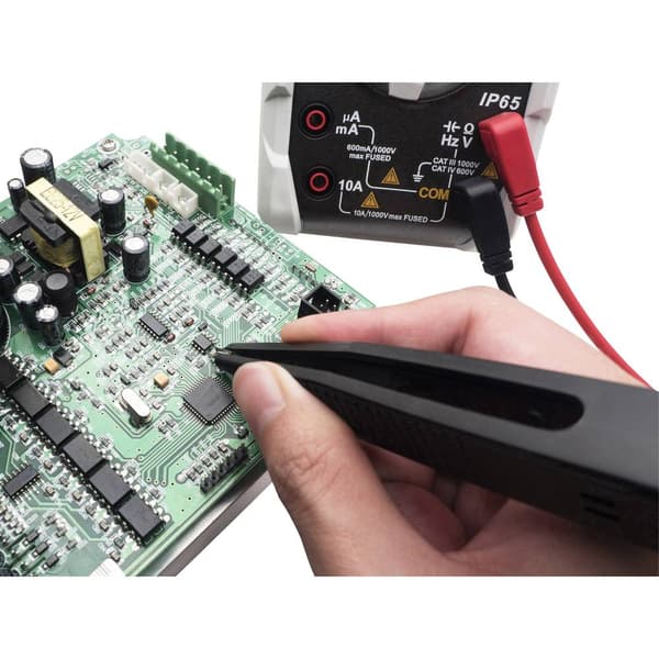 VOLTCRAFT MSL-503 Mätledning 4 mm-kontakt 1.14 m Svart, Röd 1 st