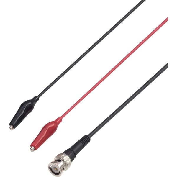 VOLTCRAFT MSC-100 BNC-Mätledning 114.00 cm Svart, Röd