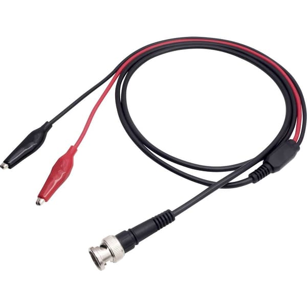 VOLTCRAFT MSC-100 BNC-Mätledning 114.00 cm Svart, Röd