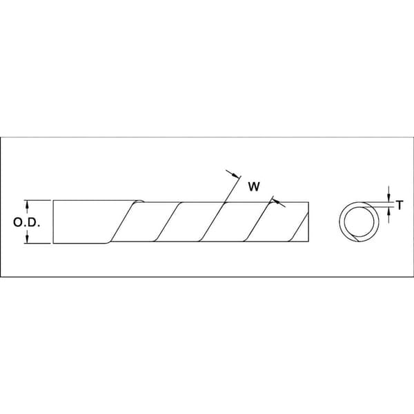 TRU COMPONENTS 1593152 TC-KS24203 Spiralslang 20 till 100 mm Ofärgad 10 m