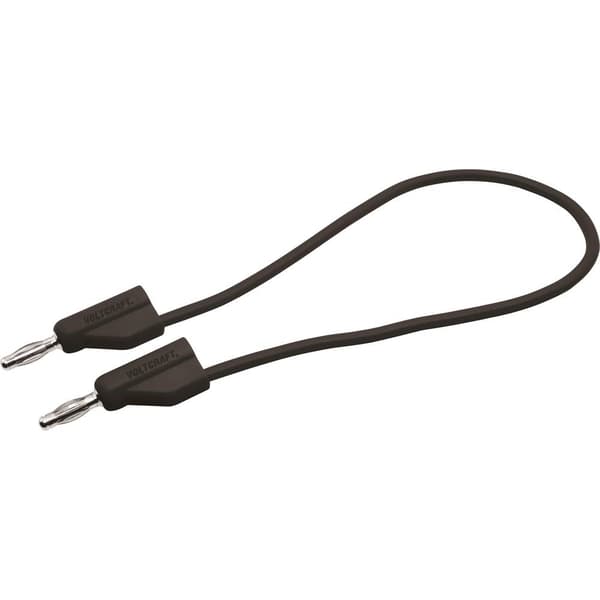 HögflexibelMätledning [Laminerade stickdon 4 mm -Laminerade stickdon 4 mm ] 25.00 cm,Svart,MSB-30010 A