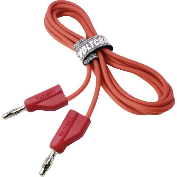 HögflexibelMätledning [Laminerade stickdon 4 mm -Laminerade stickdon 4 mm ] 2.00 m,Röd,MSB-30010 A