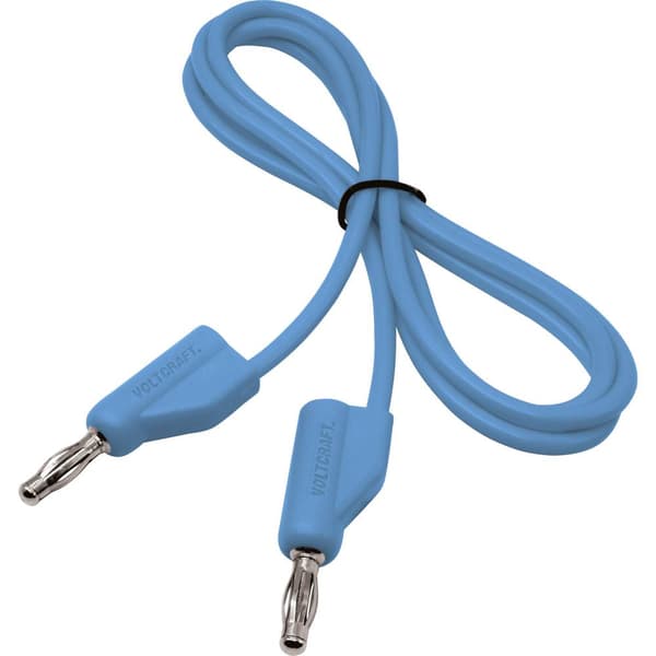 HögflexibelMätledning [Laminerade stickdon 4 mm -Laminerade stickdon 4 mm ] 1.00 m,Blå,MSB-30010 A