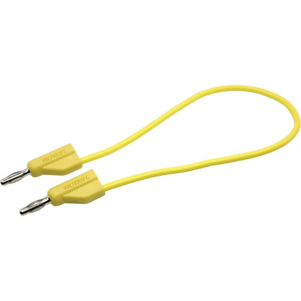 HögflexibelMätledning [Laminerade stickdon 4 mm -Laminerade stickdon 4 mm ] 25.00 cm,Gul,MSB-30010 A