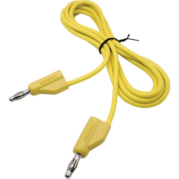 HögflexibelMätledning [Laminerade stickdon 4 mm -Laminerade stickdon 4 mm ] 1.50 m,Gul,MSB-30010 A